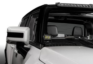 Hummer EV Light Mount Brackets - A-Pillar / Hood - ORACLE Lighting - Black - `22-`24 Hummer EV Light Mount Brackets - A-Pillar / Hood - ORACLE Lighting - Black - `22-`24